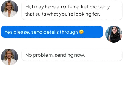 Chat messages with buyer